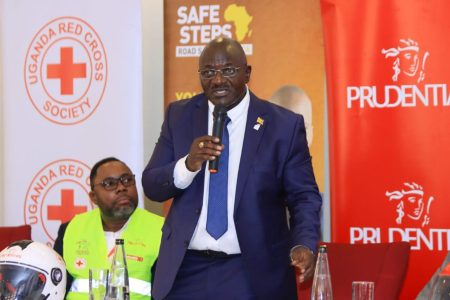 UGANDA REDCROSS SOCIETY  TO TRAIN 6,000 FIRST COMMUNITY RESPONDERS IN ROAD SAFETY .