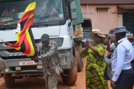 Karamoja-OPM sends last batch of the over 100,000 iron sheets to Karamoja pledged by the President